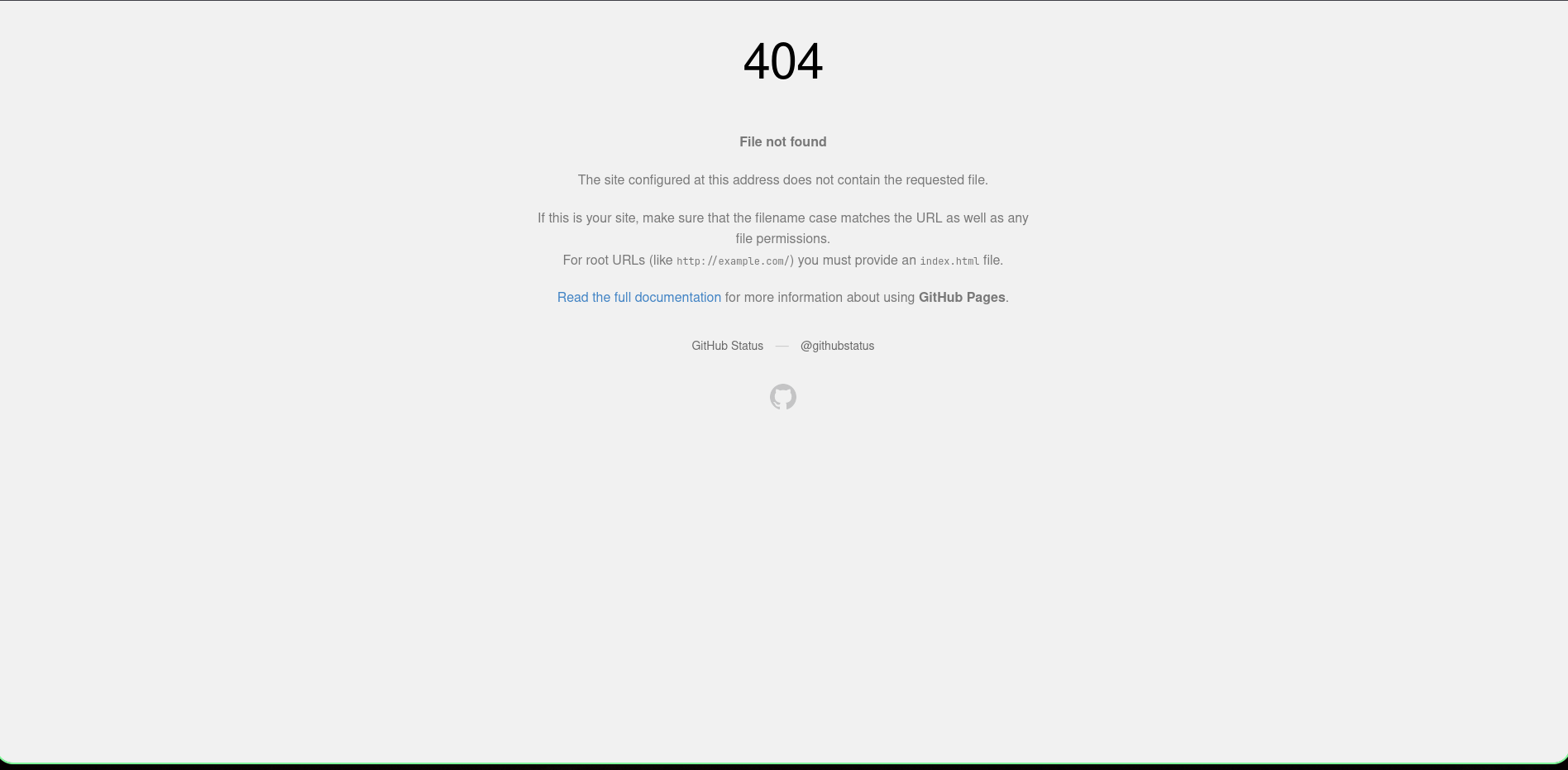 print da tela ao acessar a URL do site